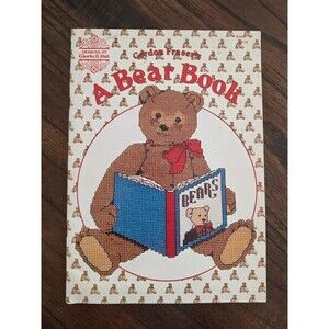 Gordon Fraser’s A Bear Book Gloria & Pat Counted Cross Stitch Patterns 1984 VTG